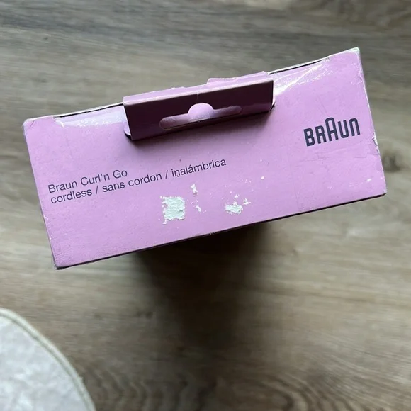 Braun Curl’n Go 3/4” Cordless Curling Iron & Brush w/Energy Cell NIP Vintage - Picture 5 of 12
